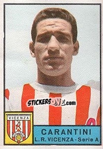 Sticker Sergio Carantini - Calciatori 1963-1964 - Panini