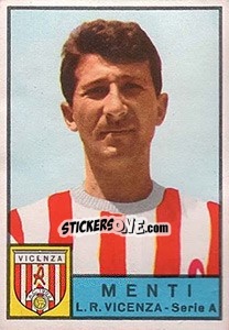 Sticker Luigi Menti - Calciatori 1963-1964 - Panini