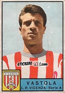 Sticker Giovanni Vastola - Calciatori 1963-1964 n. 139 - Panini
