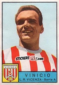 Figurina Luis De Menezes Vinicio - Calciatori 1963-1964 - Panini