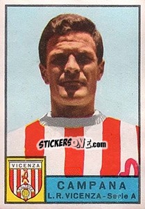 Sticker Sergio Campana - Calciatori 1963-1964 n. 141 - Panini