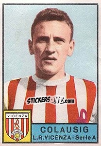 Sticker Giordano Colausig - Calciatori 1963-1964 - Panini