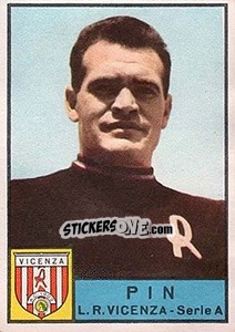 Sticker Antonio Pin - Calciatori 1963-1964 n. 143 - Panini