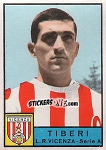 Sticker Sandro Tiberi - Calciatori 1963-1964 n. 144 - Panini