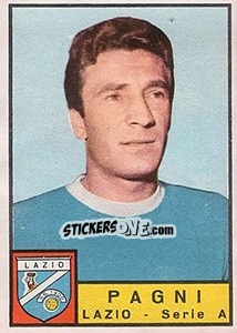 Sticker Pier Luigi Pagni - Calciatori 1963-1964 - Panini