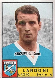 Sticker Graziano Landoni - Calciatori 1963-1964 n. 153 - Panini