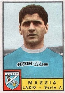 Figurina Bruno Mazzia - Calciatori 1963-1964 - Panini