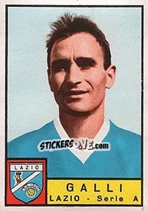 Sticker Gian Carlo Galli - Calciatori 1963-1964 n. 160 - Panini