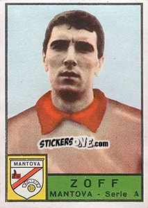 Sticker Dino Zoff - Calciatori 1963-1964 n. 164 - Panini