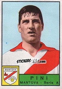 Sticker Sergio Pini - Calciatori 1963-1964 n. 167 - Panini