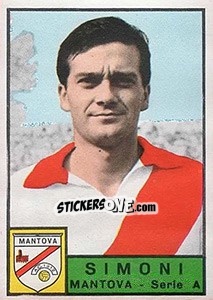 Sticker Luigi Simoni - Calciatori 1963-1964 n. 171 - Panini