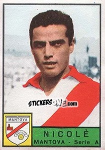 Sticker Bruno Nicole - Calciatori 1963-1964 n. 172 - Panini