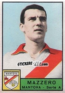 Figurina Italo Mazzero - Calciatori 1963-1964 - Panini