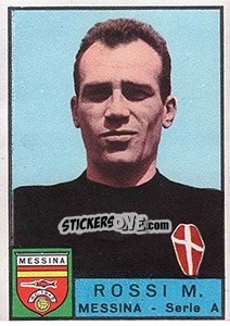 Sticker Mario Rossi - Calciatori 1963-1964 - Panini