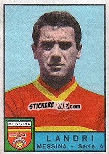 Sticker Franco Landri - Calciatori 1963-1964 n. 182 - Panini