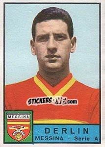 Sticker Roberto Derlin - Calciatori 1963-1964 - Panini