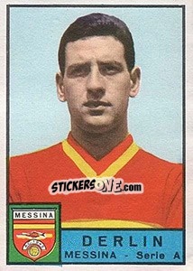 Sticker Roberto Derlin - Calciatori 1963-1964 n. 184 - Panini