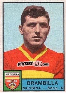 Sticker Eugenio Brambilla - Calciatori 1963-1964 - Panini