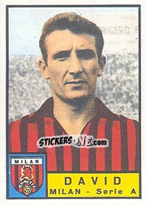 Cromo Mario David - Calciatori 1963-1964 - Panini