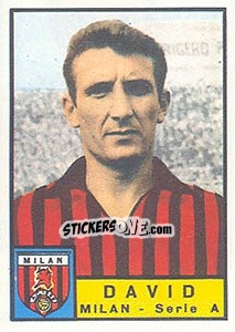 Sticker Mario David - Calciatori 1963-1964 n. 195 - Panini