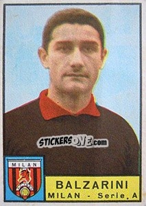 Sticker Luigi Balzarini - Calciatori 1963-1964 n. 196 - Panini