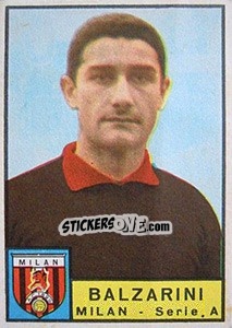 Figurina Luigi Balzarini - Calciatori 1963-1964 - Panini