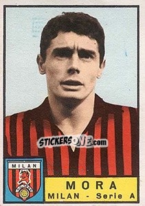 Sticker Bruno Mora - Calciatori 1963-1964 - Panini