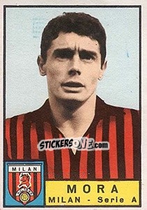 Sticker Bruno Mora - Calciatori 1963-1964 n. 203 - Panini