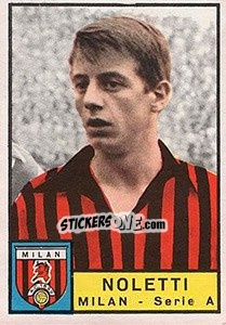 Sticker Gilberto Noletti - Calciatori 1963-1964 n. 207 - Panini