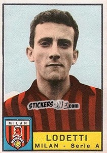 Sticker Giovanni Lodetti - Calciatori 1963-1964 n. 208 - Panini