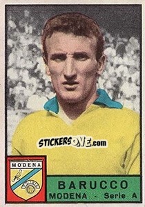 Cromo Giuseppe Baruccio - Calciatori 1963-1964 - Panini