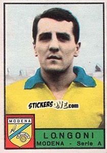 Figurina Giuseppe Longoni - Calciatori 1963-1964 - Panini