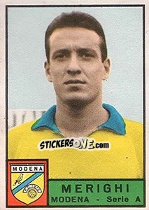 Cromo Rubens Merighi - Calciatori 1963-1964 - Panini