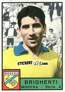 Sticker Sergio Brighenti - Calciatori 1963-1964 - Panini