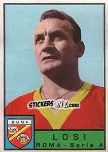 Sticker Giacomo Losi - Calciatori 1963-1964 n. 231 - Panini