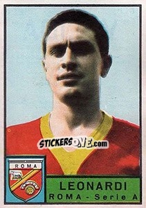 Sticker Lamberto Leonardi - Calciatori 1963-1964 - Panini