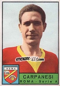 Sticker Sergio Carpanesi - Calciatori 1963-1964 - Panini