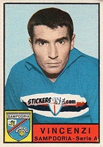 Sticker Guido Vincenzi - Calciatori 1963-1964 - Panini