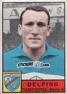 Sticker Giovanni Delfino - Calciatori 1963-1964 n. 248 - Panini