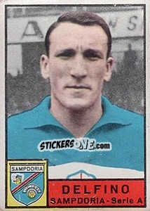 Sticker Giovanni Delfino - Calciatori 1963-1964 - Panini