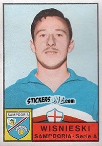 Sticker Maryan Wisnieski - Calciatori 1963-1964 - Panini