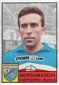 Sticker Mario Bergamaschi - Calciatori 1963-1964 - Panini
