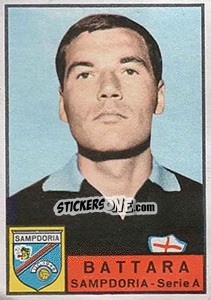 Sticker Pietro Battara - Calciatori 1963-1964 n. 255 - Panini