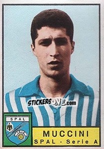 Sticker Manlio Muccini - Calciatori 1963-1964 - Panini