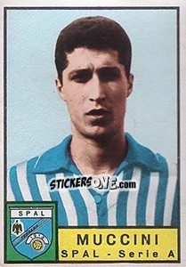 Sticker Manlio Muccini - Calciatori 1963-1964 n. 262 - Panini