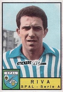 Cromo Osvaldo Riva - Calciatori 1963-1964 - Panini