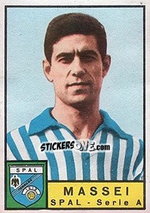 Figurina Oscar Massei - Calciatori 1963-1964 - Panini