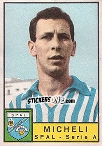 Sticker Dante Micheli - Calciatori 1963-1964 - Panini