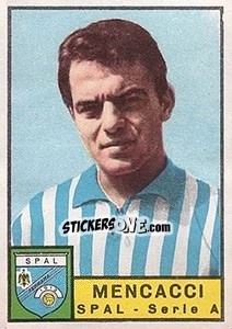 Cromo Silvano Mencacci - Calciatori 1963-1964 - Panini