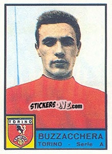Sticker Luciano Buzzacchera - Calciatori 1963-1964 - Panini